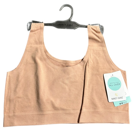 NANCY GANZ size 14/L Bamboo Essentials Lined Bralette Mahogany NWT - Picture 2 of 8